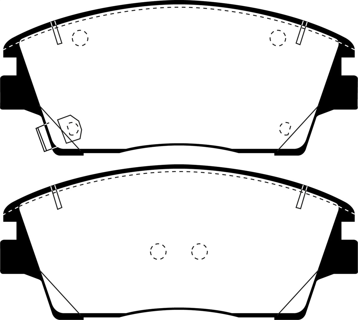 EBC Brakes - Ultimax OEM Replacement Brake Pads - UD1847