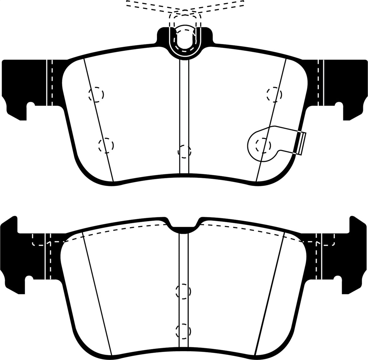 EBC Brakes - Redstuff Ceramic Low Dust Brake Pads - DP33059C