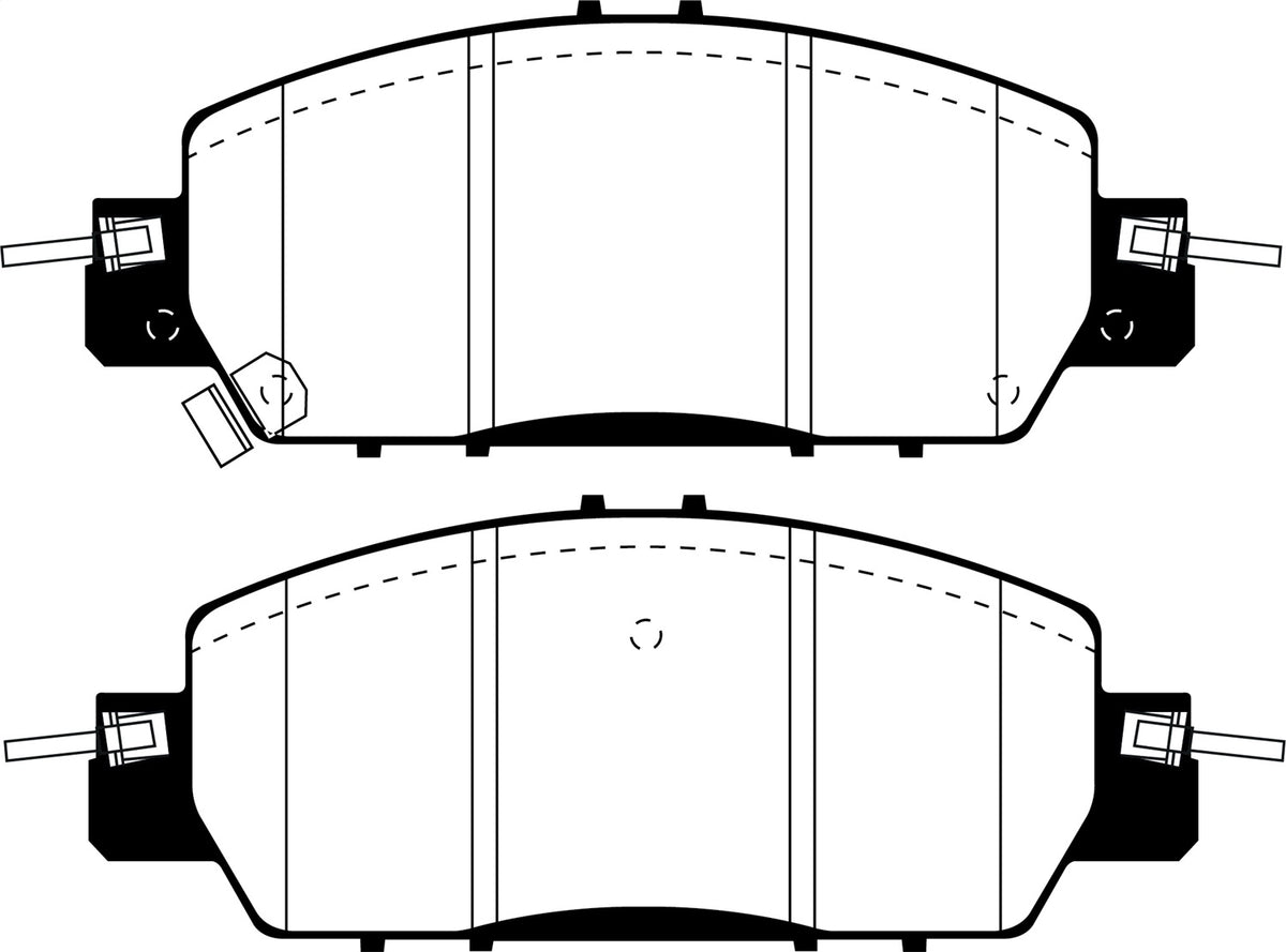 EBC Brakes - Redstuff Ceramic Low Dust Brake Pads - DP33062C