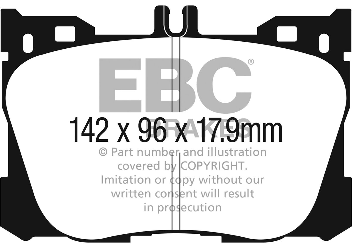 EBC Brakes - 6000 Series Greenstuff Truck/SUV Brakes Disc Pads - DP63070