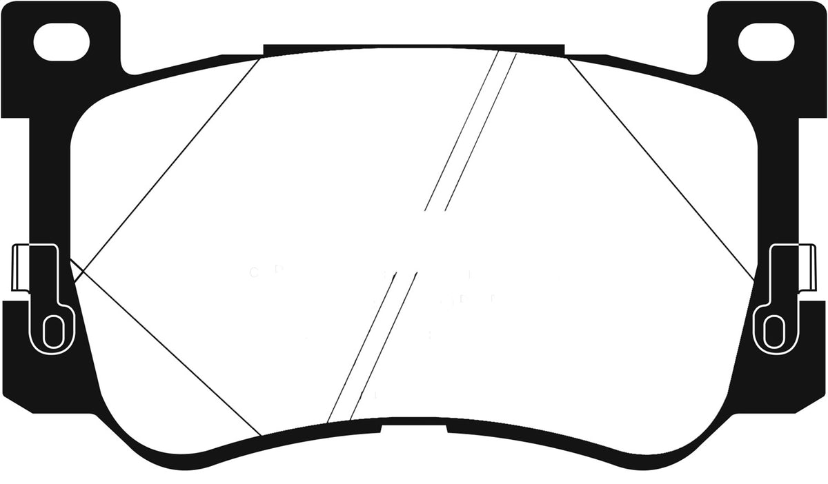 EBC Brakes - Greenstuff 2000 Series Sport Brake Pads - DP23076
