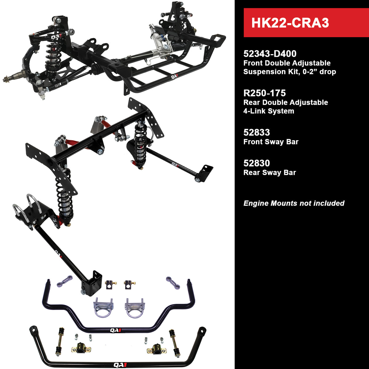 QA1 Suspension Kit HK22-CRA3