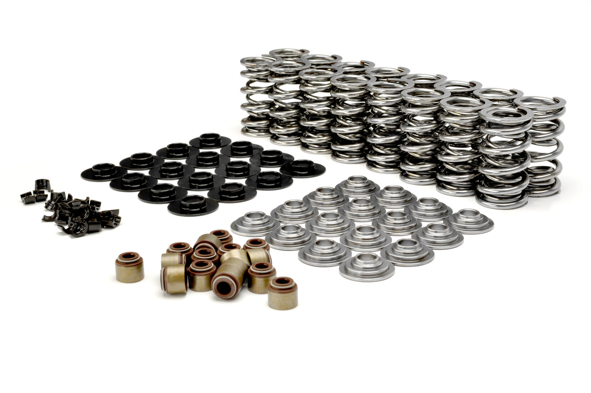 GM LS Dual Valve Spring Kit W/ Tool Steel Retainers; .660" Max Lift