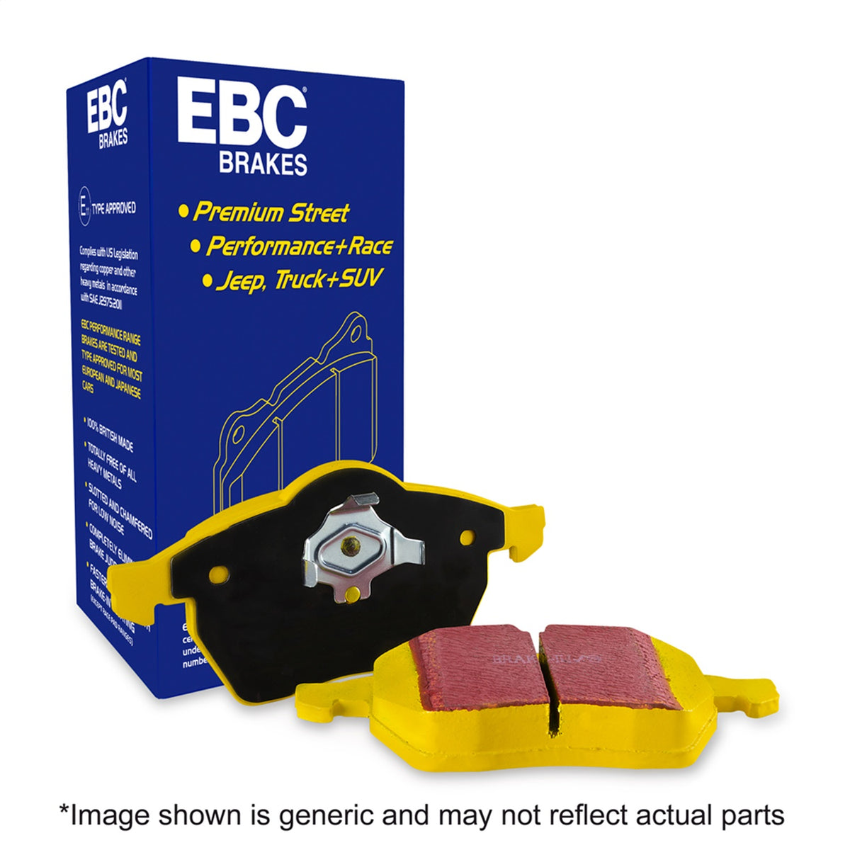 EBC Brakes - Yellowstuff Street And Track Brake Pads - DP43077R