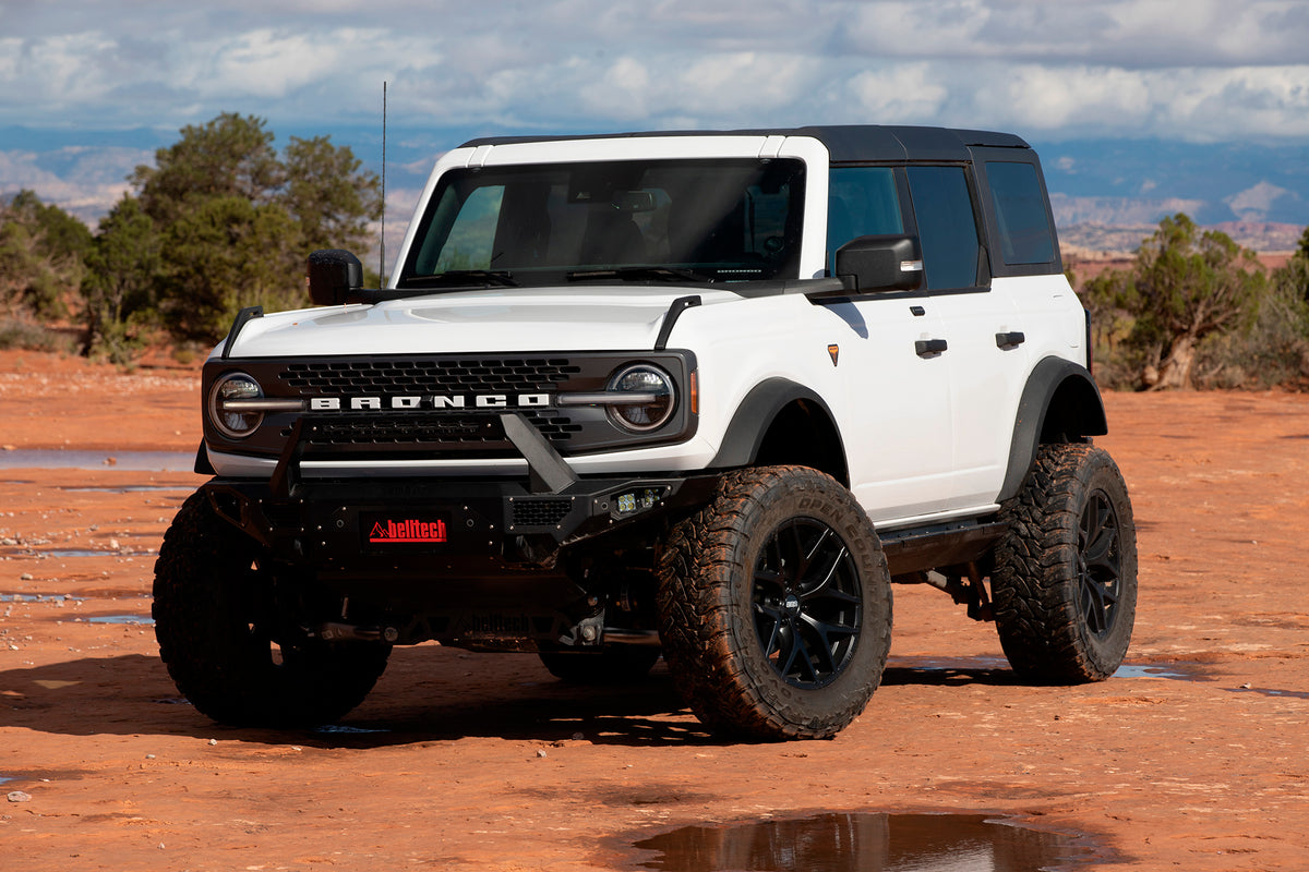 Belltech 152601BK LIFT KIT 3in. Lift Kit Inc. Front And Rear Strut Spacers 2021+ Ford Bronco 4WD Exc. Wildtrak And First Edition (Sasquatch Package)