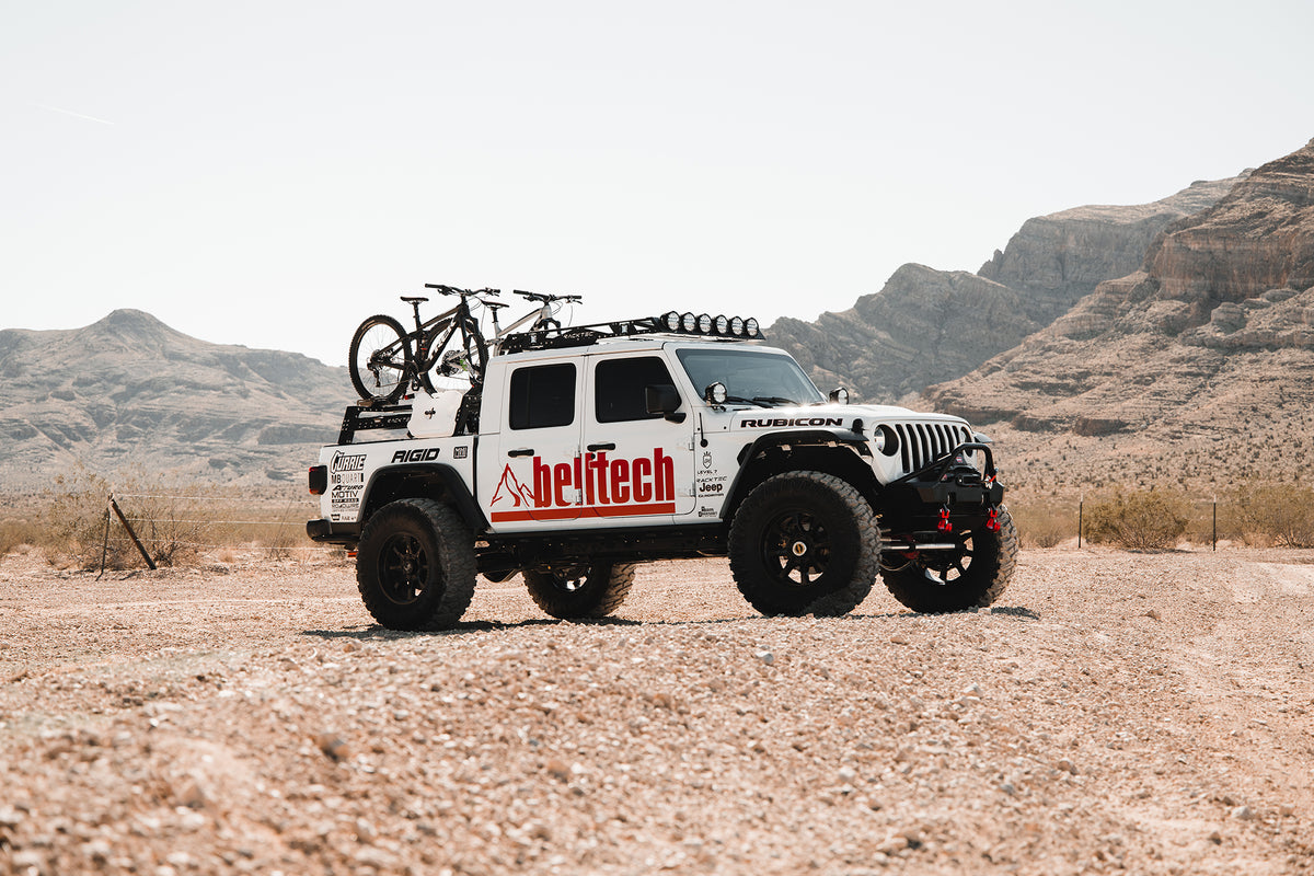 BELLTECH 153206TP LIFT KIT 4IN. LIFT KIT INC. FRONT AND REAR TRAIL PERFORMANCE STRUTS/SHOCKS 2020+ JEEP GLADIATOR RUBICON JT 4DR 4IN. LIFT