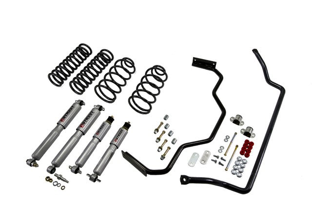 BELLTECH 1715 MUSCLE CAR PERF KIT Complete Kit Inc Front And Rear Springs Street Performance Shocks & Sway Bars 1964-1966 Chevrolet Chevelle/El Camino/Malibu/LeMans/GTO (A-Body) 0 In. F/0 In. R Drop