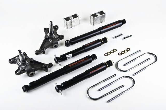 BELLTECH 444ND LOWERING KITS  Front And Rear Complete Kit W/ Nitro Drop 2 Shocks 1984-1995 Toyota Pickup 2 In. F/3 In. R Drop W/ Nitro Drop II Shocks