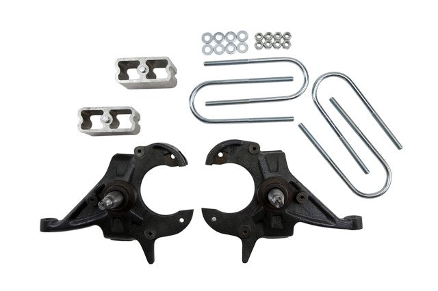 BELLTECH 617 LOWERING KITS  Front And Rear Complete Kit W/O Shocks 1982-2004 Chevrolet S10/S15 Pickup 4&6 Cyl. (Ext Cab) 2 In. F/3 In. R Drop W/O Shocks