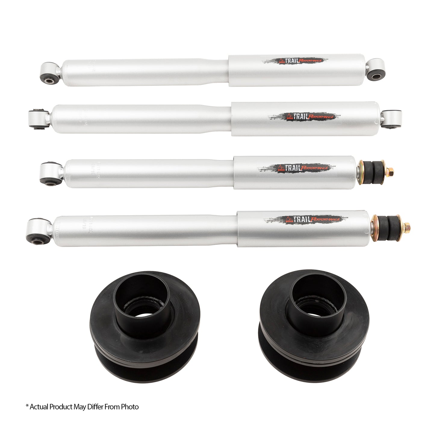 BELLTECH 1033SP LEVELING KITS 2.5 In. Coil Spring Spacer Inc. Front And Rear Trail Performance Struts/Shocks 2007-2017 JK Wrangler 2.5 In.